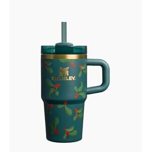 Stanley Cheers & Cheer Quencher H2.0 Flowstate Tumbler 20oz Holiday Botanical
